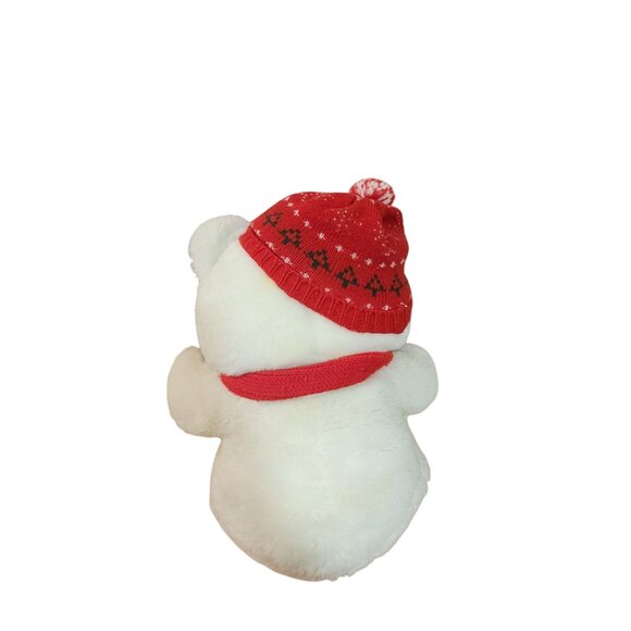 1986 Christmas Plush Teddy Bear Snowflake DAN DEE - Picture 2 of 2